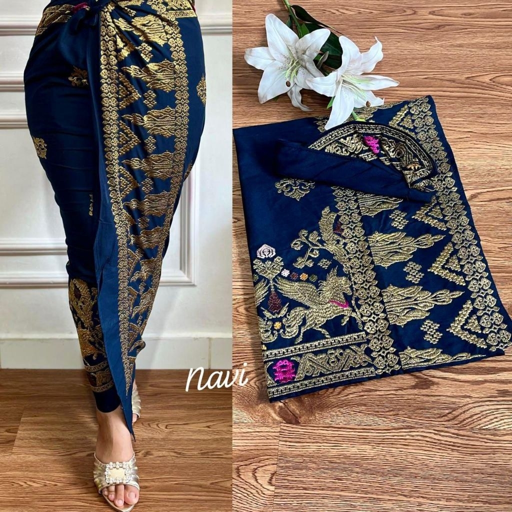 set couple Bordir songket Bali // kamen saput udeng