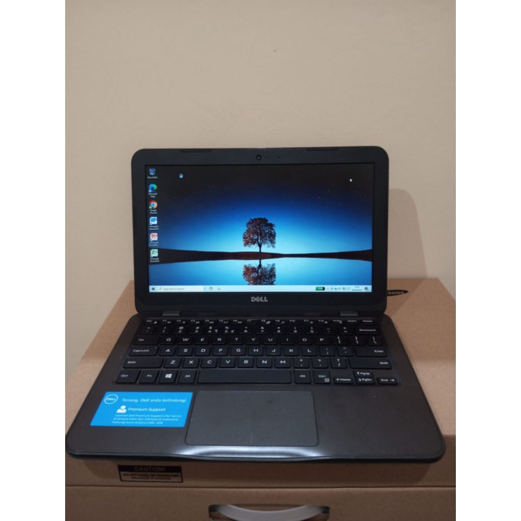 Dell Inspiron 3180 AMD A9-9420e DDR 4GB Storage 500GB 12" baterai 4 jam