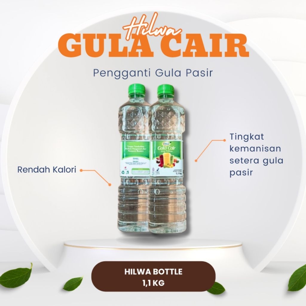 Gula Cair Fruktosa Hilwa Ukuran 1,1kg