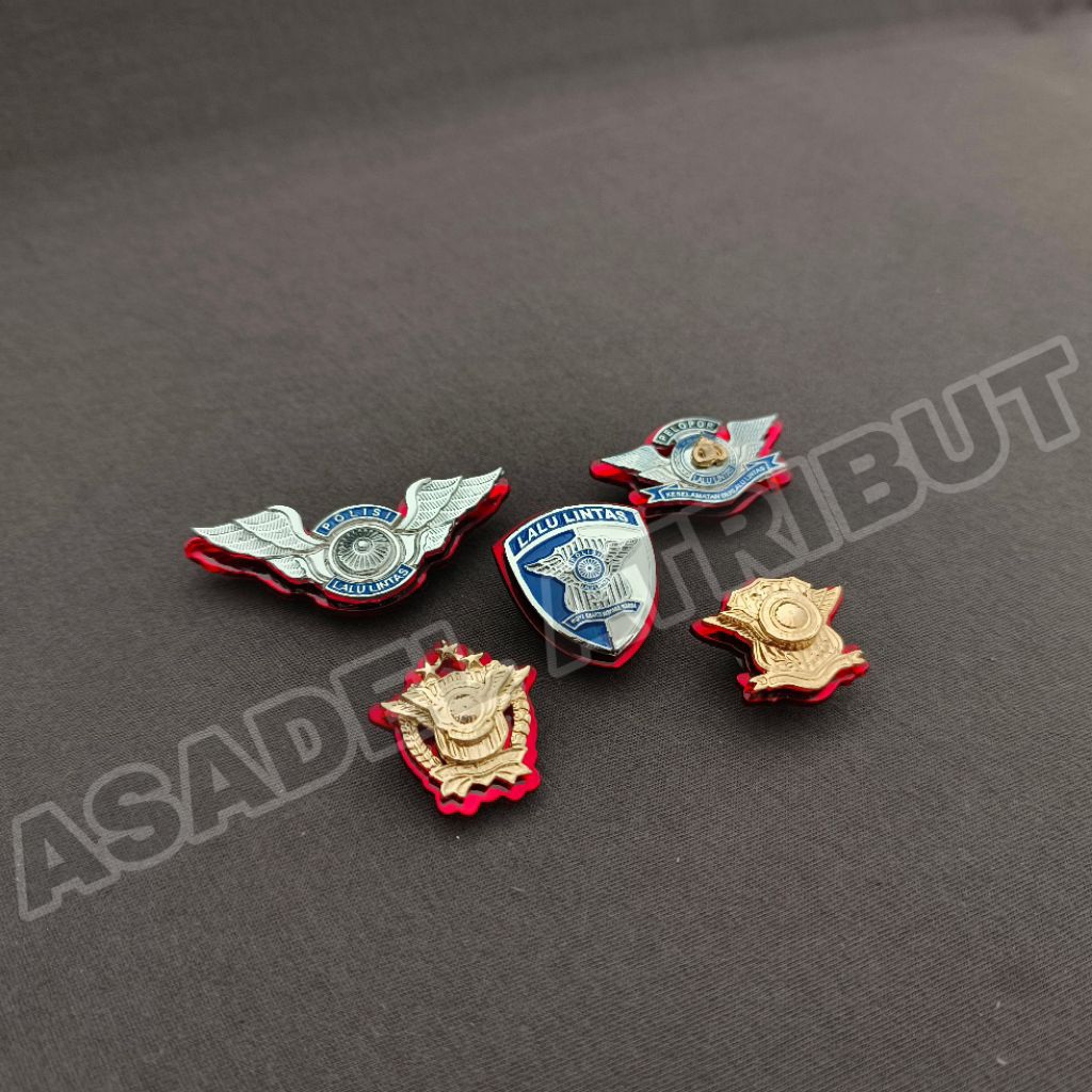 WING LANTAS POLRI / WING PELOPOR LANTAS POLRI / PIN DIKJUR LANTAS POLRI / PIN COMUNITY LANTAS / PIN 