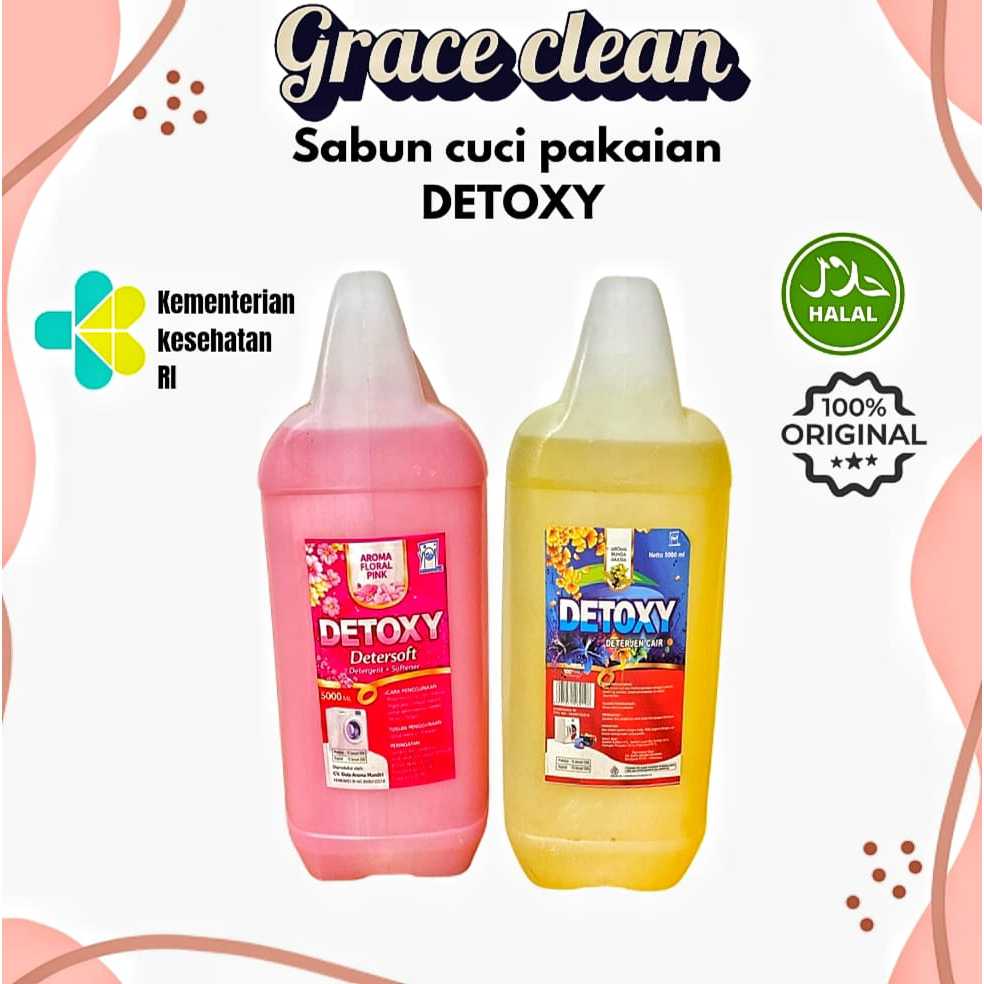 [Kemasan 500ml] DETERGENT CAIR DETOXY ORI by ypl