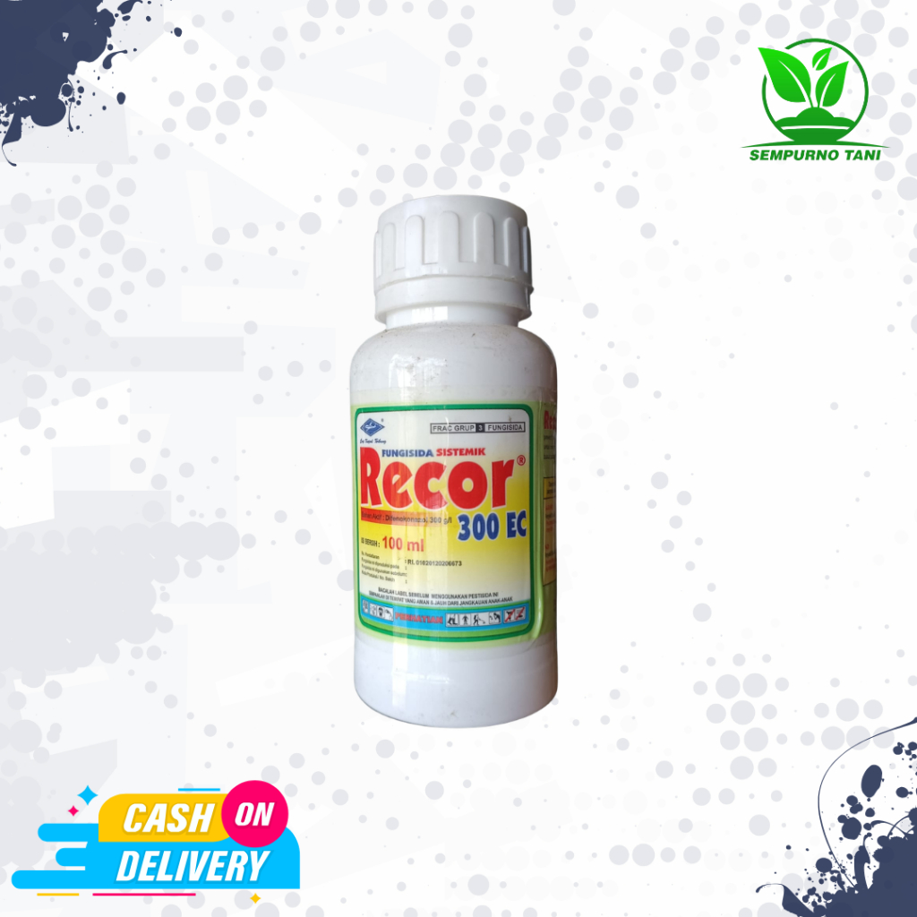Fungisida Recor 300EC 100 ML Difekonazol Cap Kapal Terbang