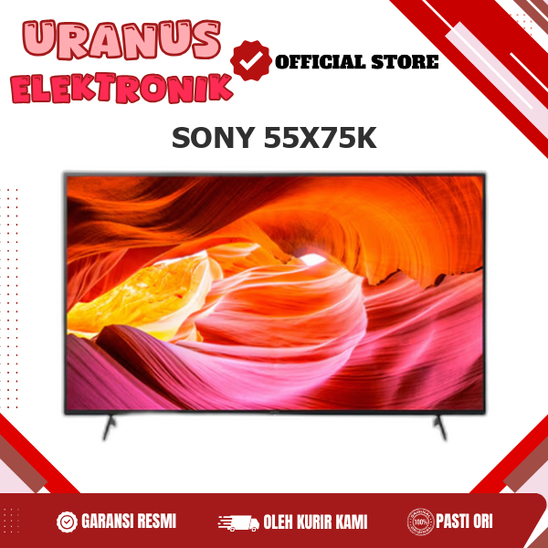 SONY KD-55X75K SMART TV 55INCH TV LED 4K UHD ANDROID TV CLEAR PHASE