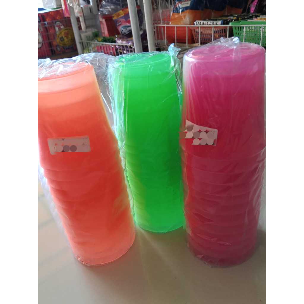GELAS PLASTIK KECIL / GELAS DURALEX ( 1 LUSIN = 12 BUAH )