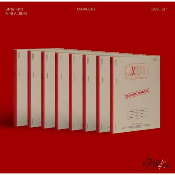 READY STOCK OFFICIAL STRAY KIDS MAXIDENT CASE VER