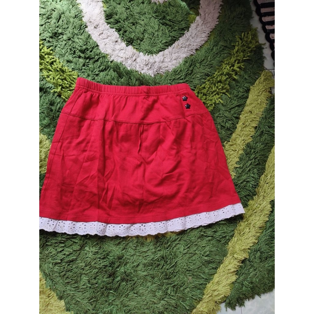 Pernah dipakai - Rokcel Merah putih merk Bossini Kids size 140 agustusan
