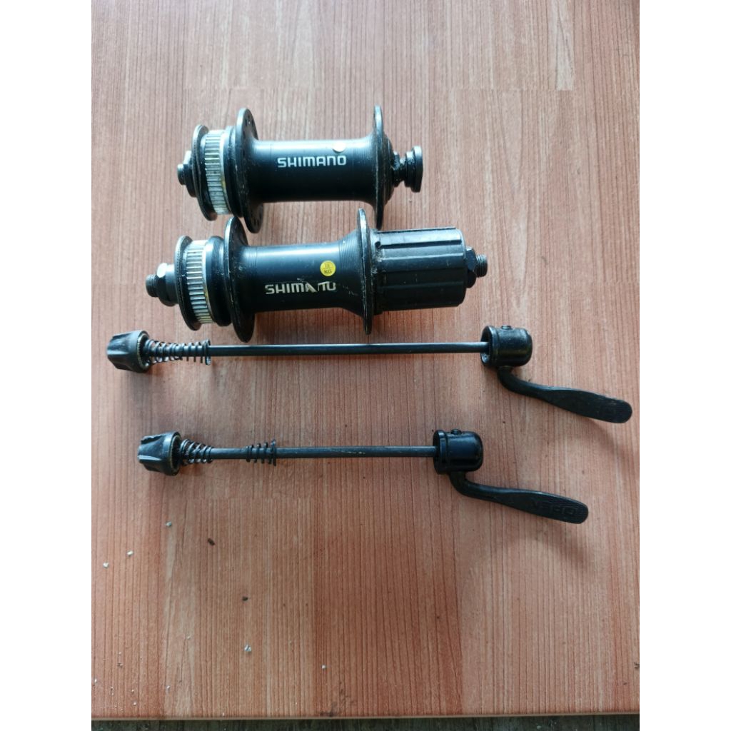 hub free hub sepeda mtb merk shimano plus qr lobang 32
