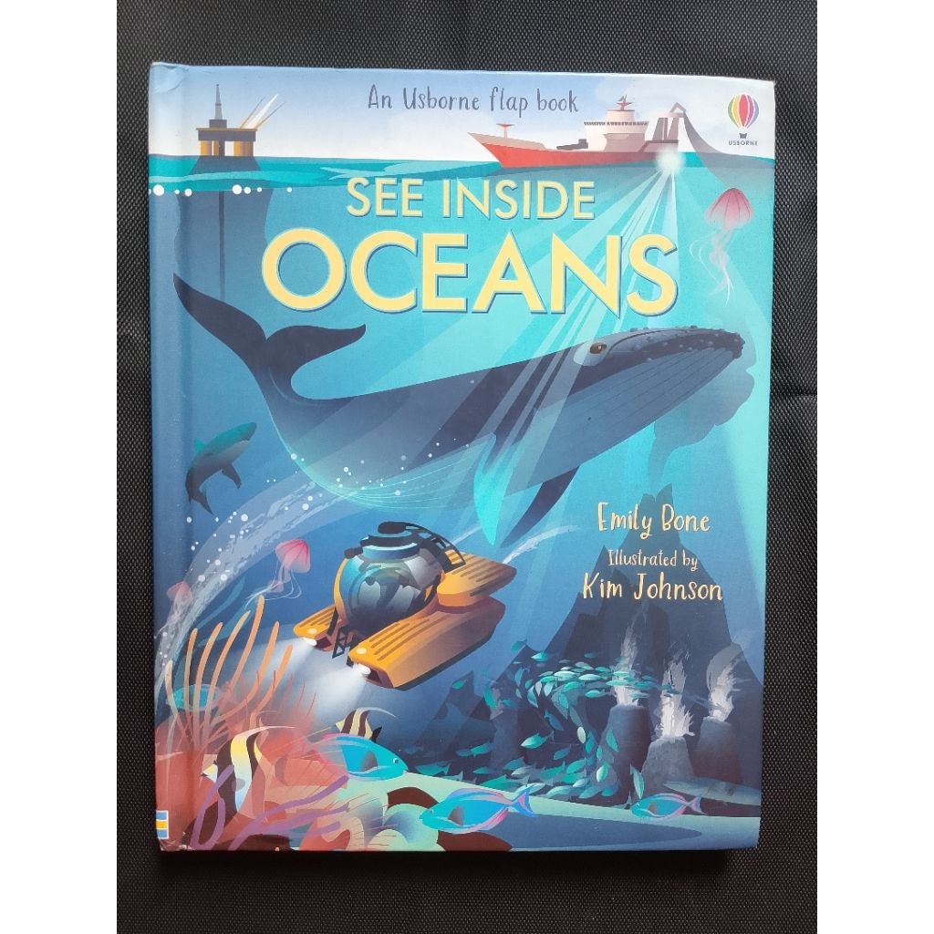 Usborne Flap Book See Inside Oceans (Preloved)