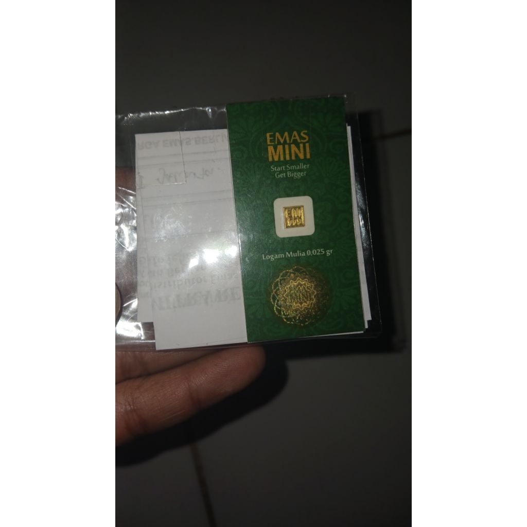 Emas mini 0.025 gr
