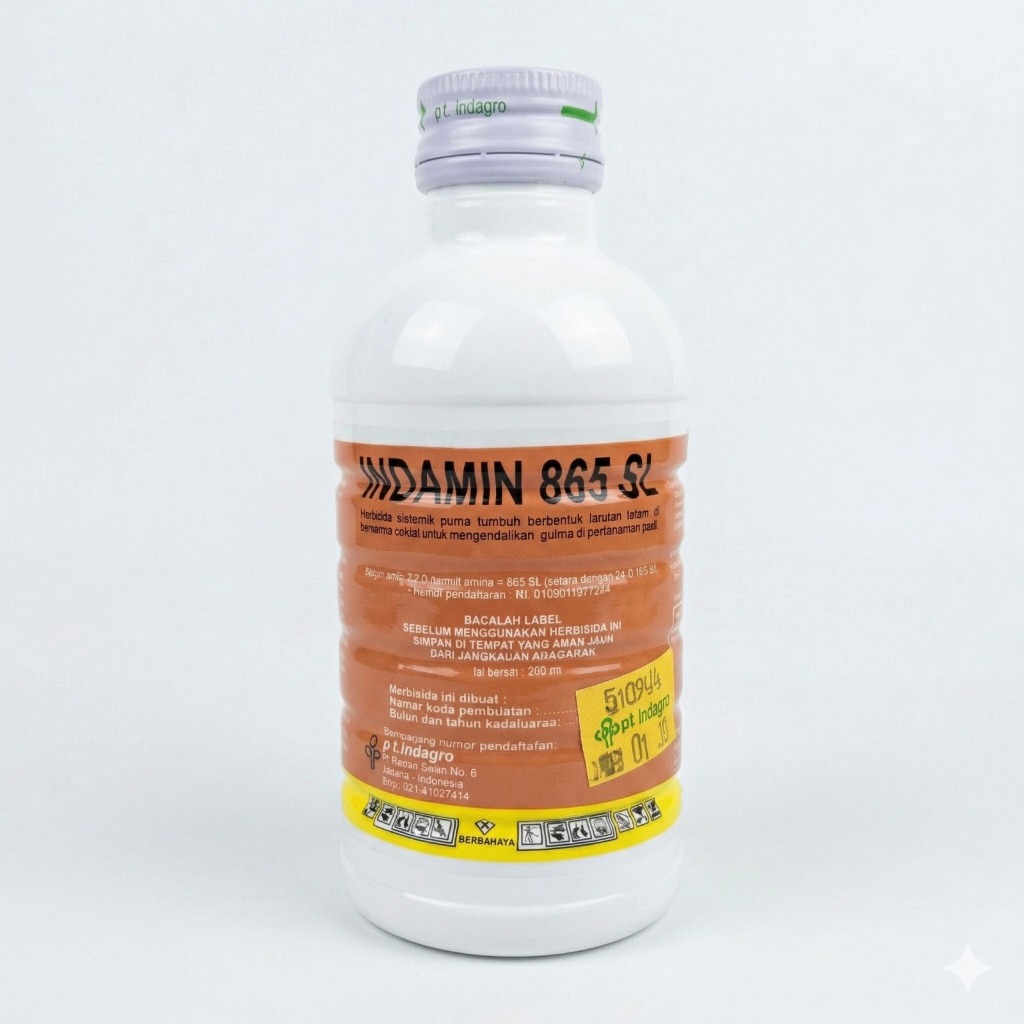 Herbisida Indamin 200ml Pembasmi Gulma Padi Ampuh | Obat Rumput Liar Sawah