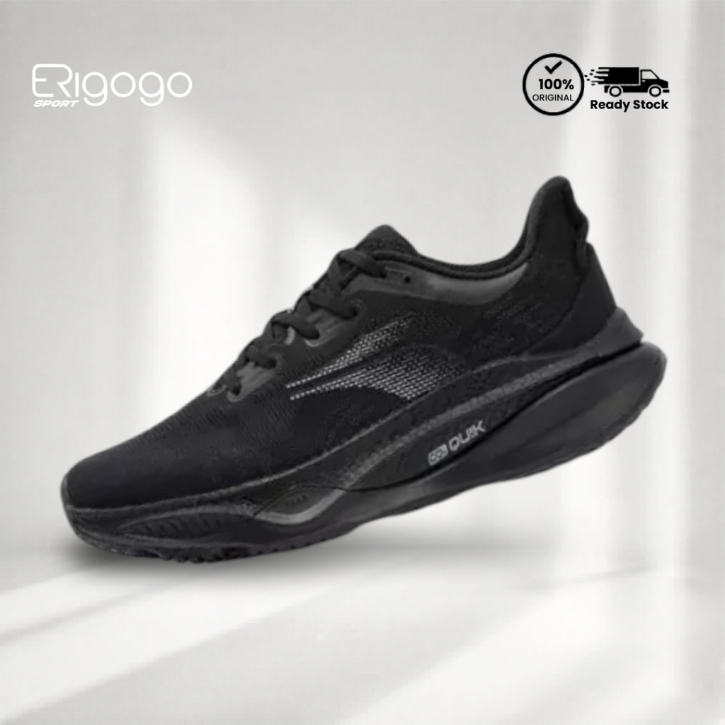 361 Degrees Blazing Flame 4 'Triple Black' Running Shoes 672422223-10 - Erigogo Sport