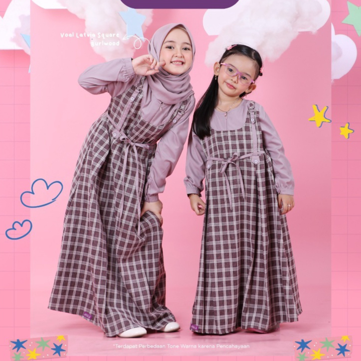 GAMIS ANAK AYUMI 220 ELDERBERRY, FROST GREY, MEDIEVAL BLUE DAN TOBACCO BROWN ORY BY ETHICA