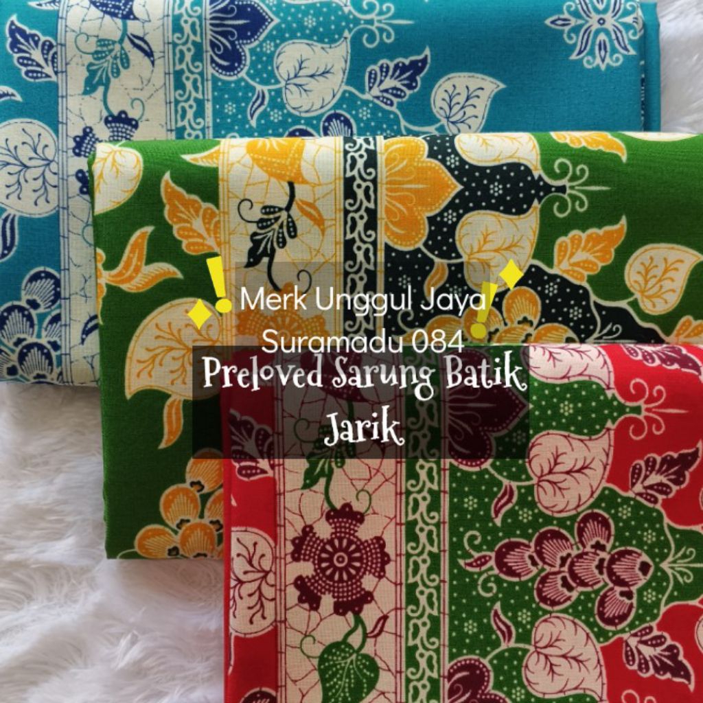 Preloved Kain Sarung Batik Jarik Unggul Jaya Suramadu | Sarung Melahirkan | kenisya shop
