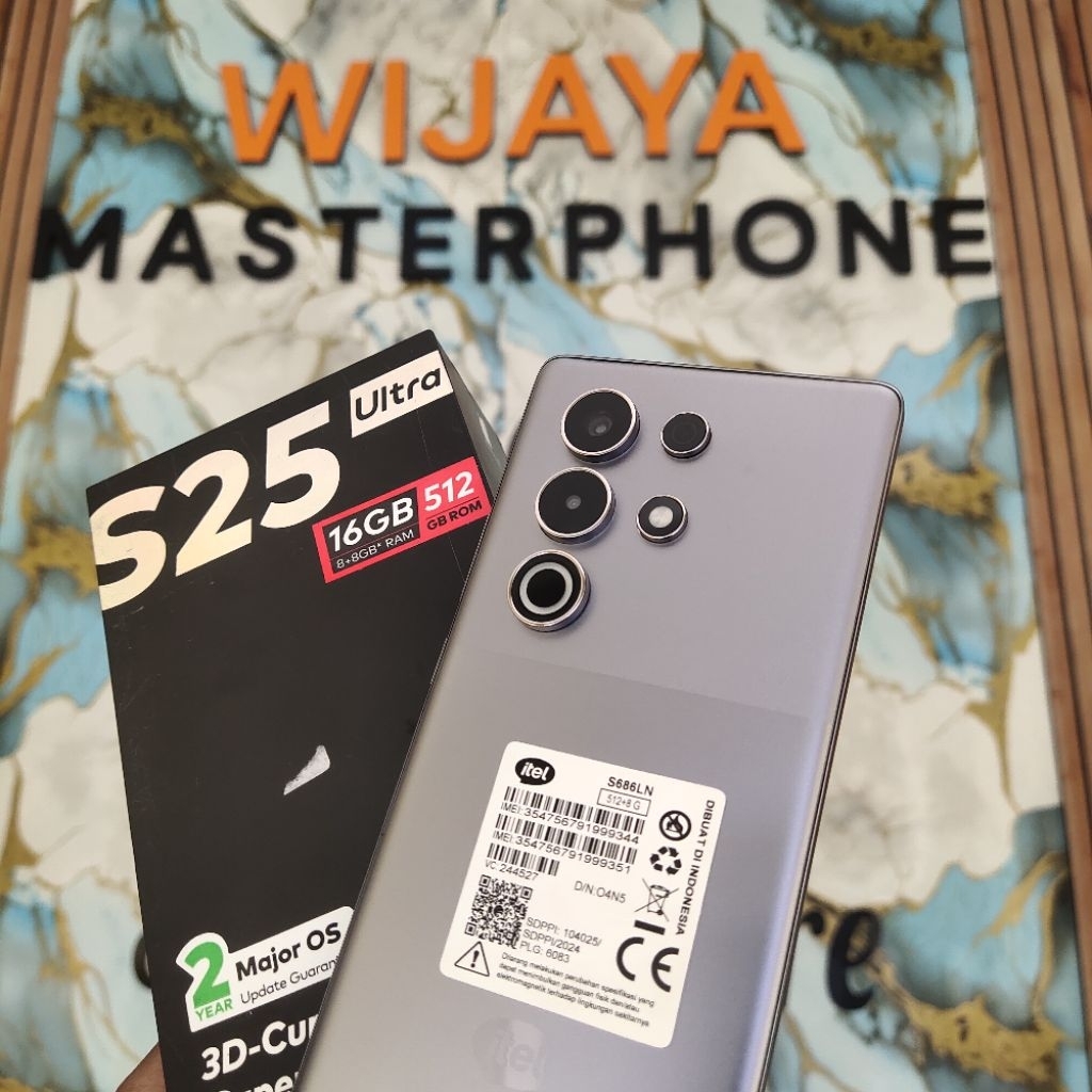 I-tel S25 ultra Ram 8GB Internal 512GB HP Second Seken Bekas Fullset [murah] hp murah