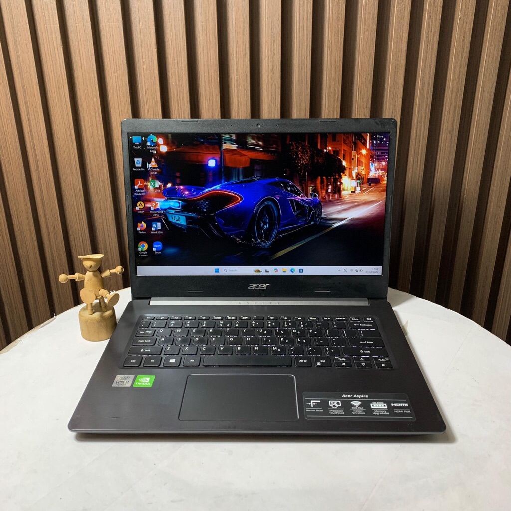 Laptop Acer Aspire 5 N19H2  -Spesifikasi Processor Intel Core i7-10510U 2,30GHz VGA NVIDIA GeForce M