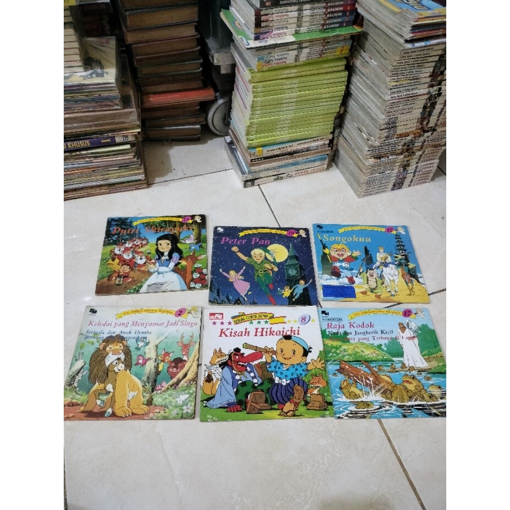 Buku Dongeng Anak - Buku Dongeng Anak Anak Bergambar 2 8 17 18 19 27 (6 Buku)