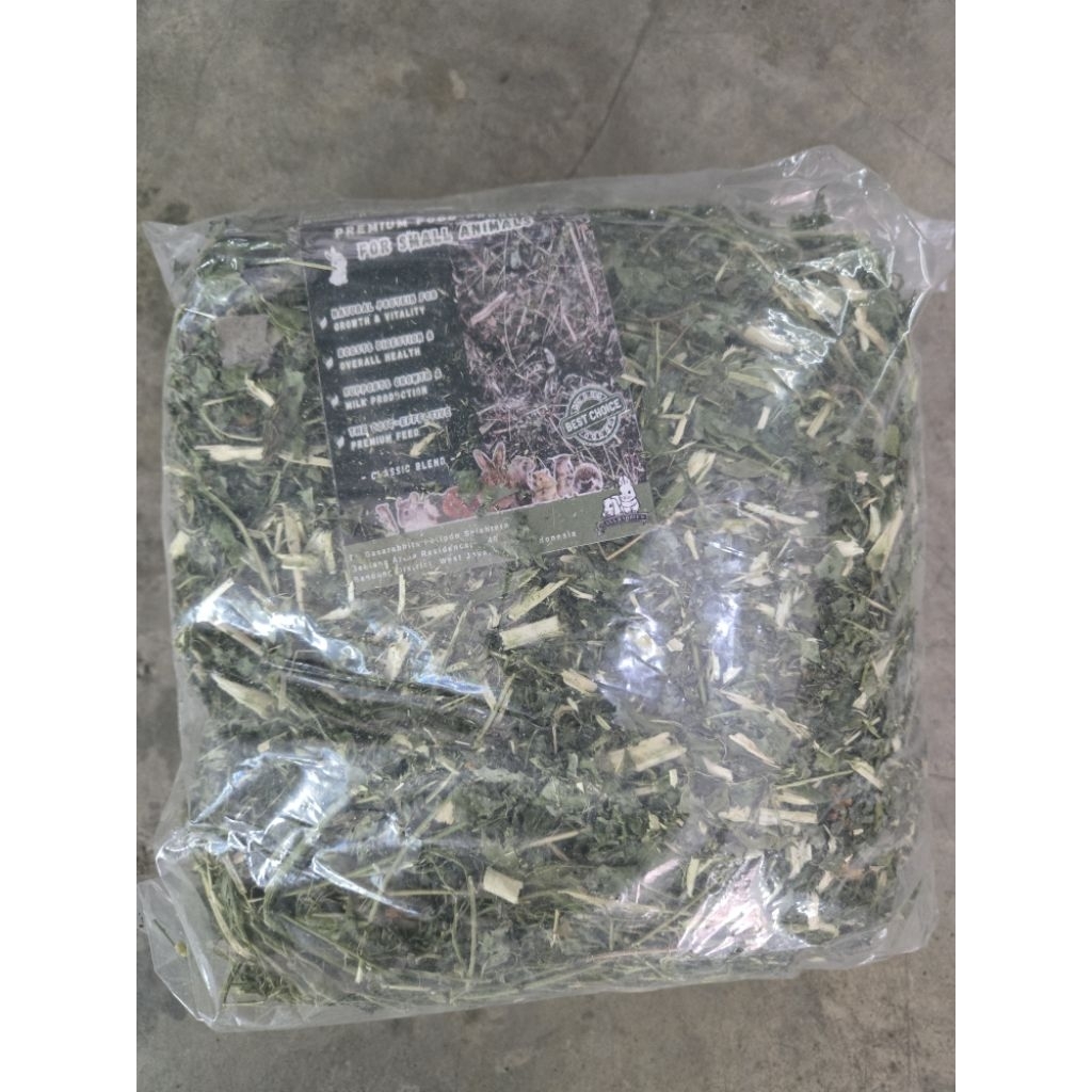 Pakan kelinci hay Rumput kering Timothy Hay