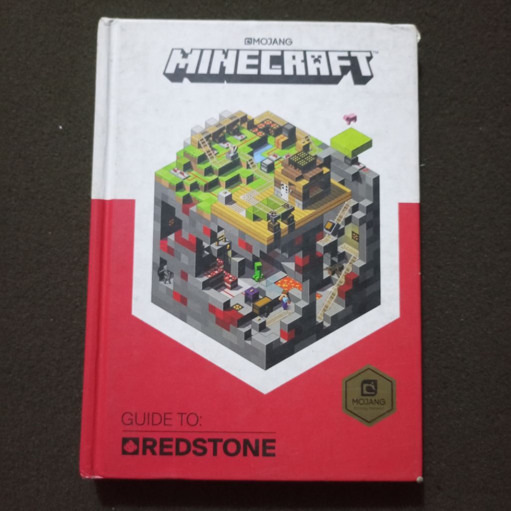 Buku Minecraft Guide to Redstone / Mojang Official / Panduan Game Internasional Vintage
