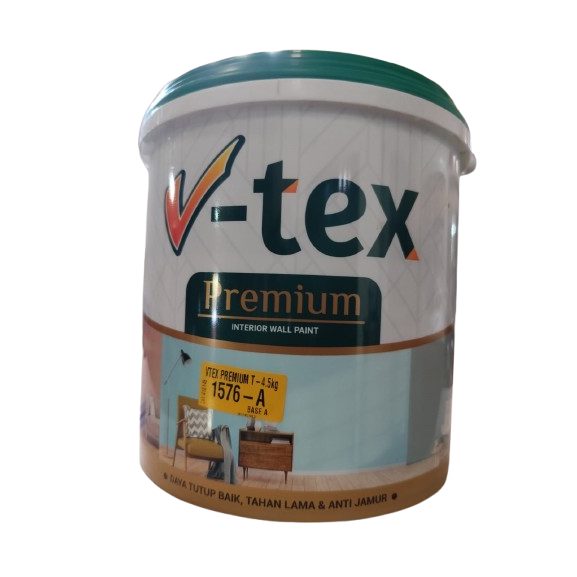 Cat Tembok V-tex Premium Tinting Kemasan 4.5 Kg