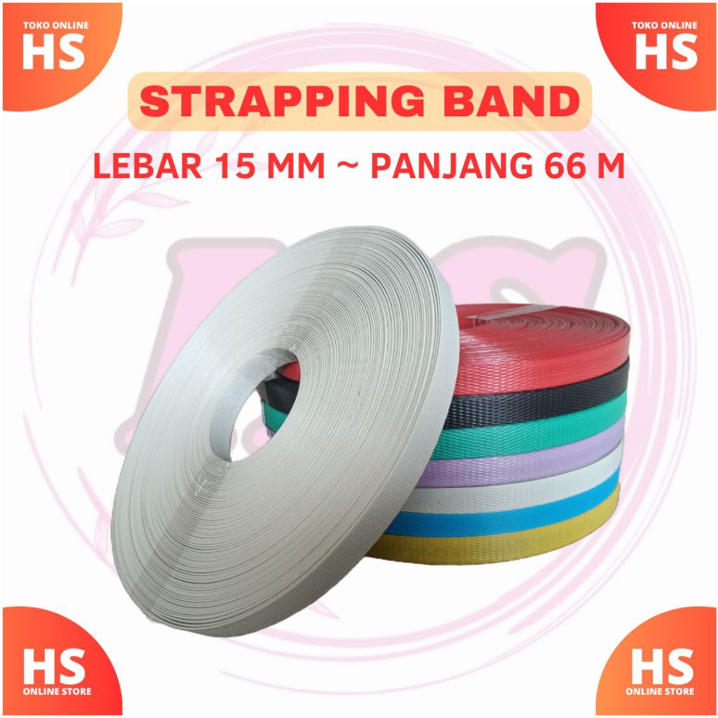 [PUTIH] STRAPPING BAND / TALI PETI ECERAN 1 KG