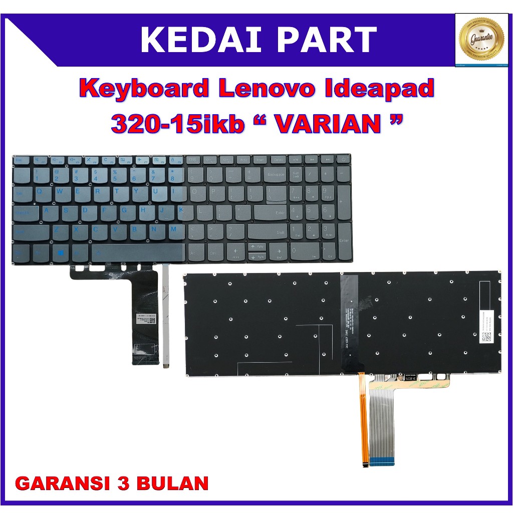 Keyboard Lenovo Ideapad 320-15ikb 330-15ast 330-15ich 330-15igm Power Backlight Backlite Backlit