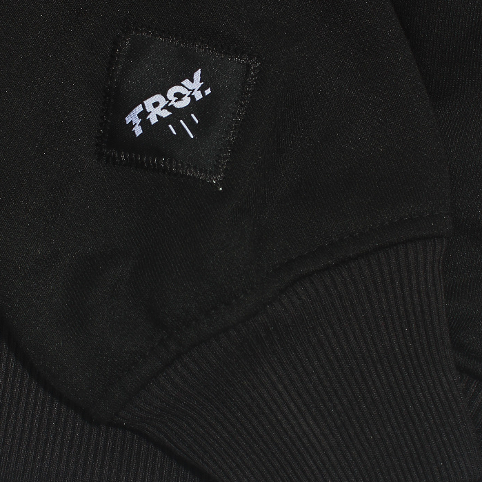 Troy Company Sweater Crewneck Half Zipper Black Miracle - Half Zip Pria Hitam HZ 2526