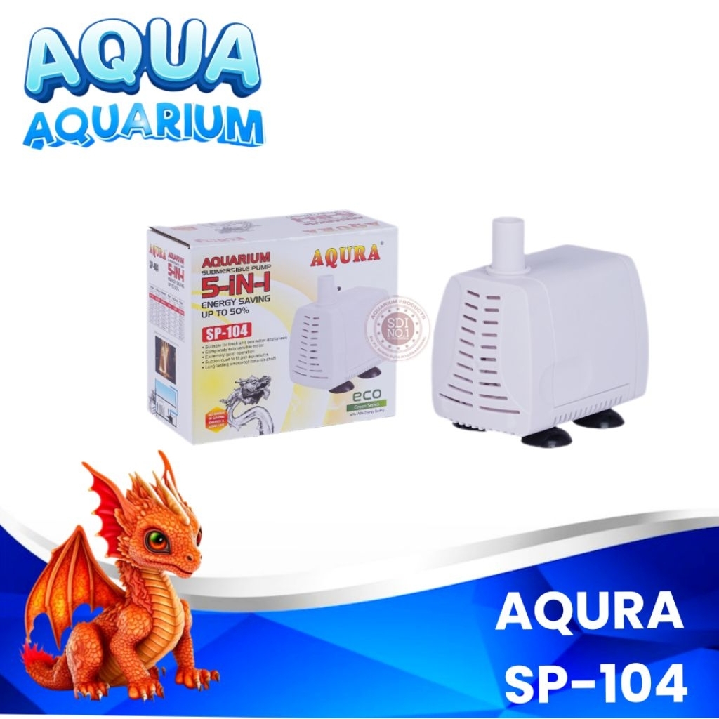 POMPA KOLAM AQURA SP 104 WATER PUMP KOLAM IKAN SP 104