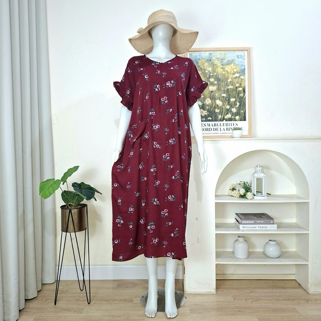 
Daster Rayon Premium - Homedress Rayon Premium - Homedress Kekinian- Daster Kekinian - Daster Canti