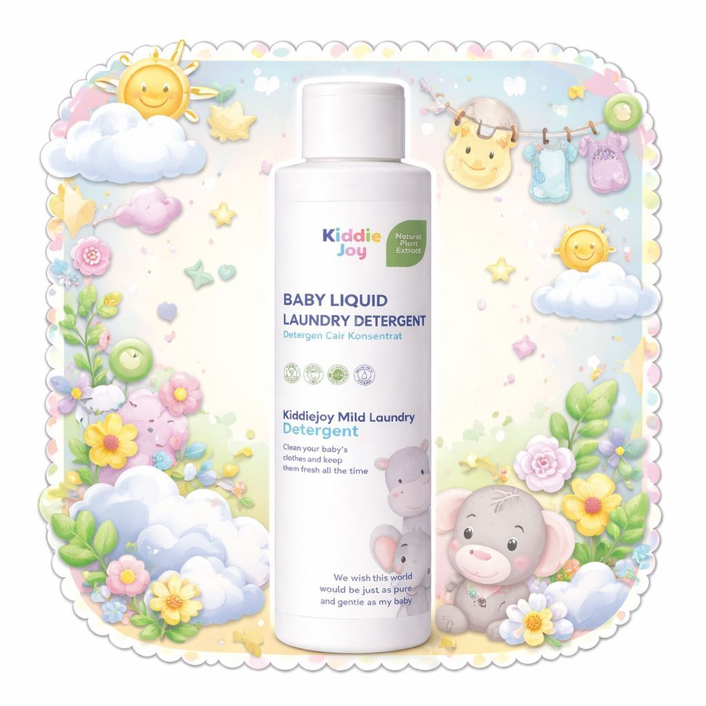 Kiddiejoy Baby Liquid Detergen Bayi / Baby Laundry Detergent Liquid 250 ml Eco-friendly