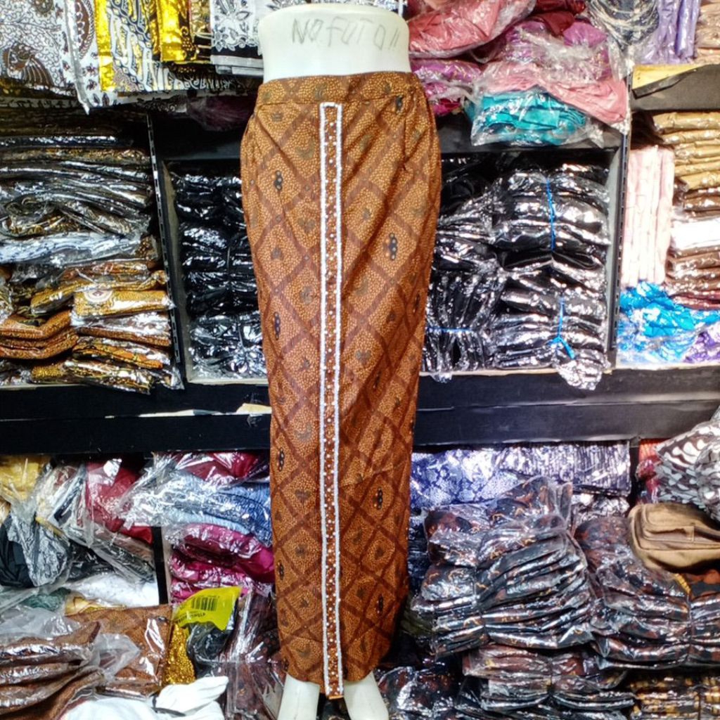 rok pengantin wiru payet/rok wiru payet/rok kebaya payet