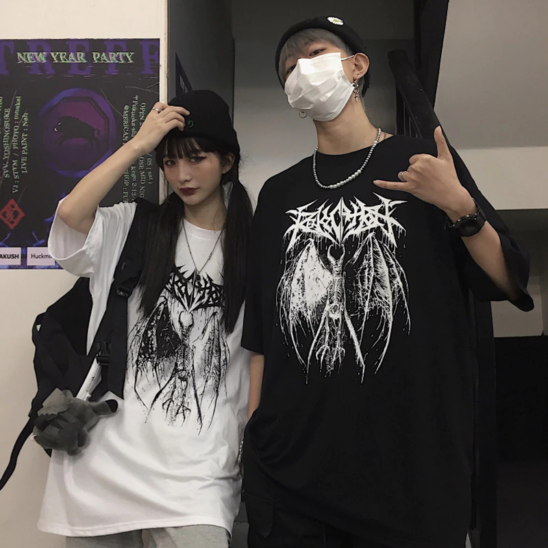 kaos couple REKKA baju pasangan tshirt kapelan caupel pacar urban streewear satan keren viral