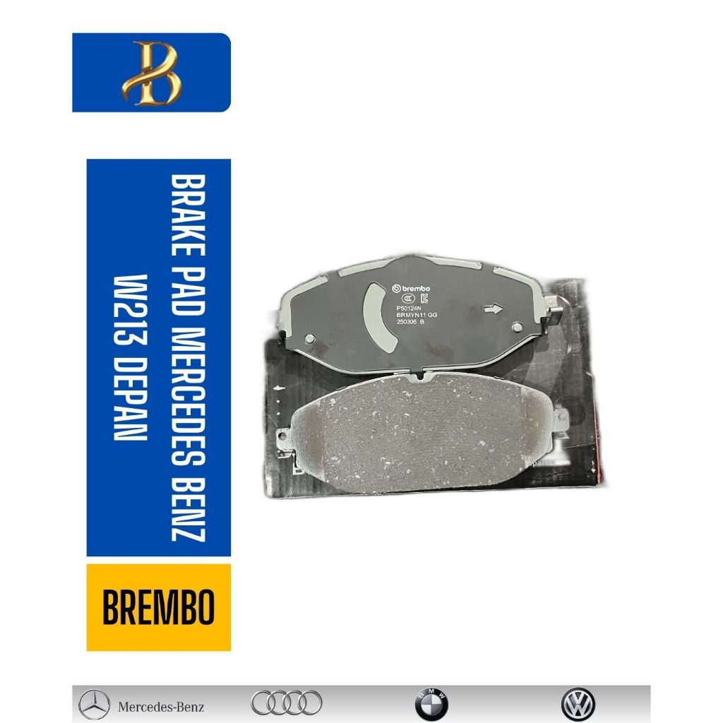 BRAKEPAD MERCEDES BENZ W213 FRONT FACELIF BREMBO