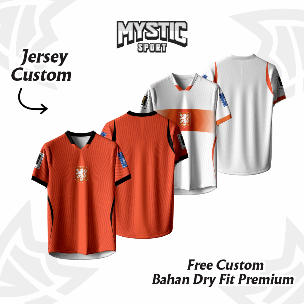 Jersey Netherlands World Cup 2026 Home Away // Jersey Sepakbola // Jersey Retro // Jersey Custom Uni