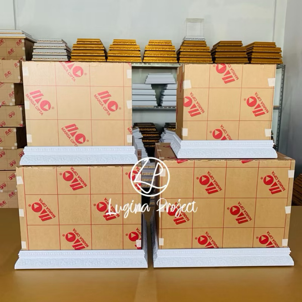 Box Hantaran Seserahan Akrilik Isi 4 Tinggi (GRATIS PACKING KAYU) | Kotak Hantaran Seserahan Akrilik