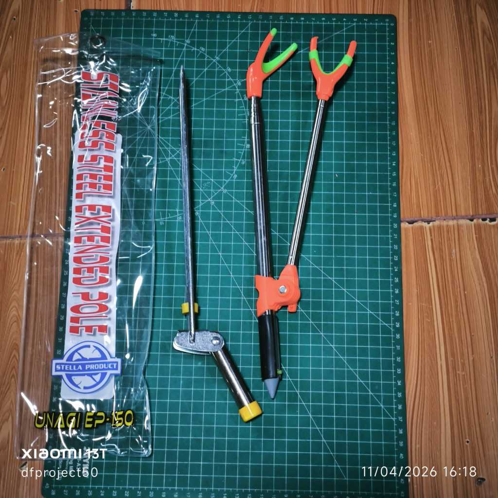 Jagrak telescopik Stella unagi EP-150 buat Joran TEGEK Cenul Pancing bisa panjang sampai 150cm
