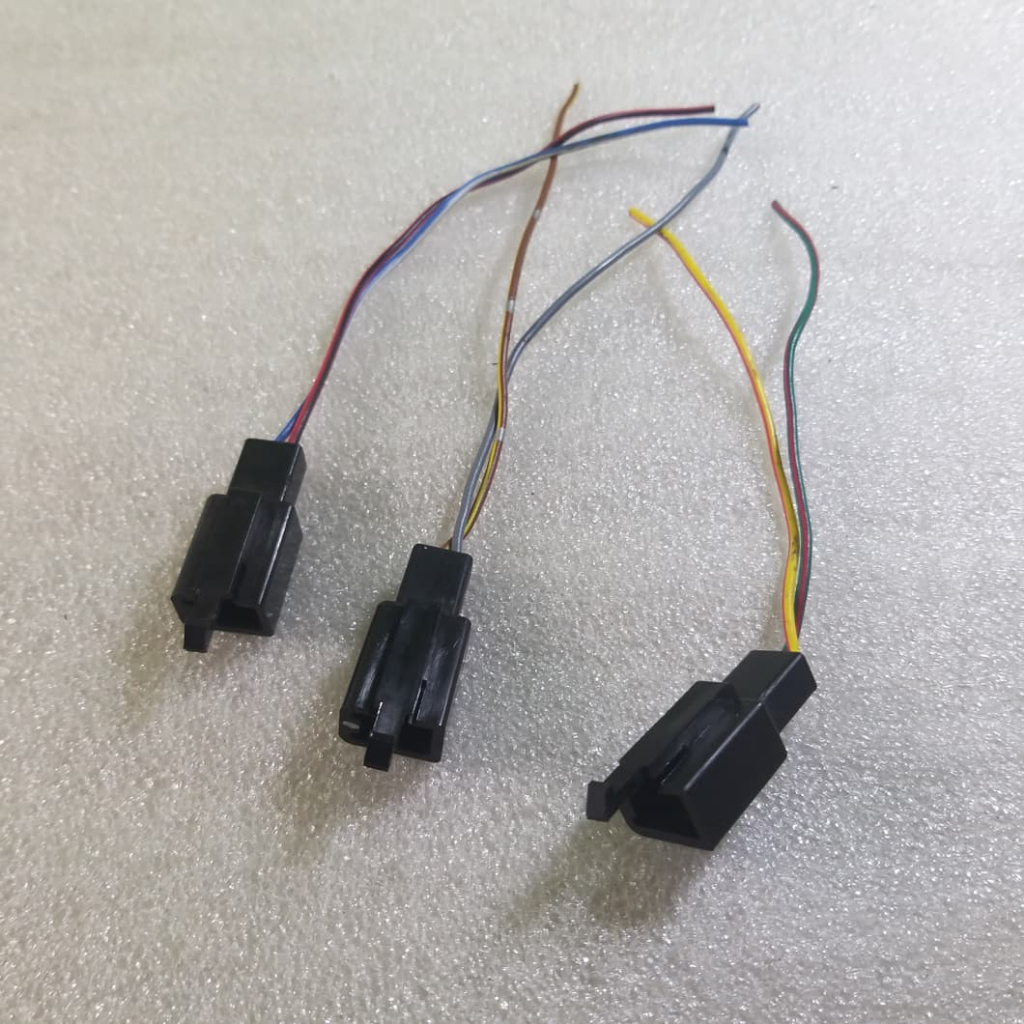 Kabel Soket Konektor Motor Socket Skun Kecil 2 Lubang Pin Male Penyambung Kabel Soket Male Mini Hita