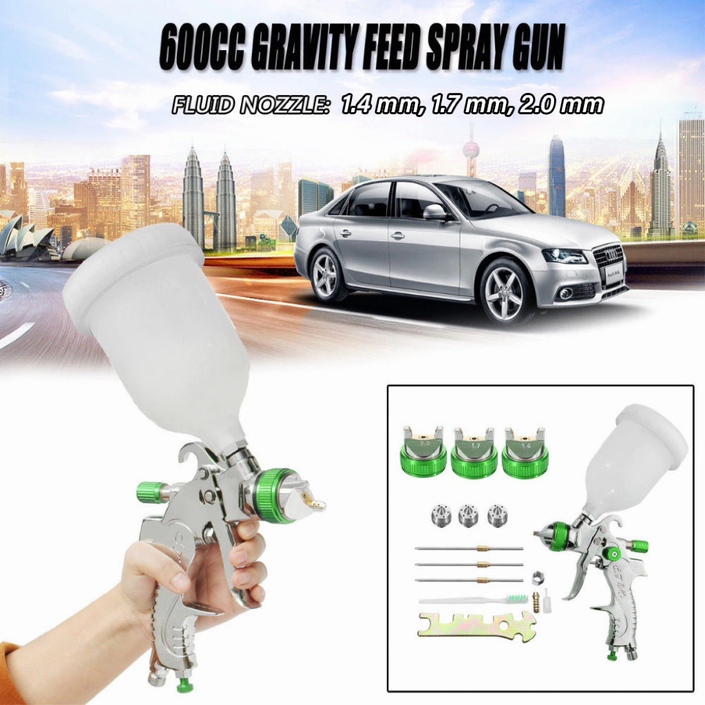 Spray Gun HVLP Professional W601 H2008 Tiga Nozzle