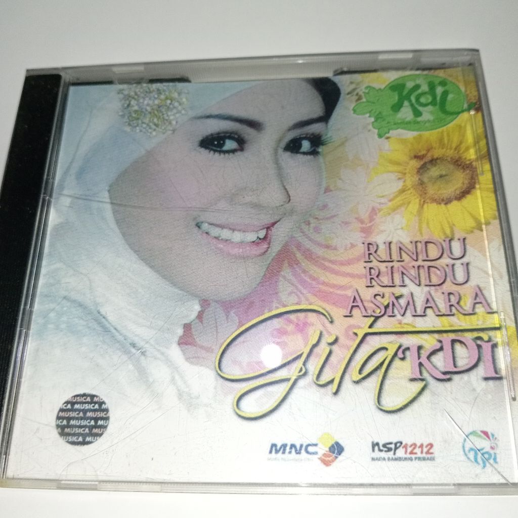 CD audio gita kdi album rindu rindu asmara