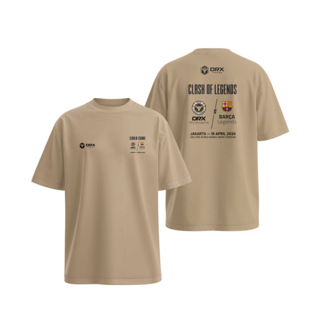 DRX Wear - Clash of Legends Jakarta Official T-Shirt - Beige