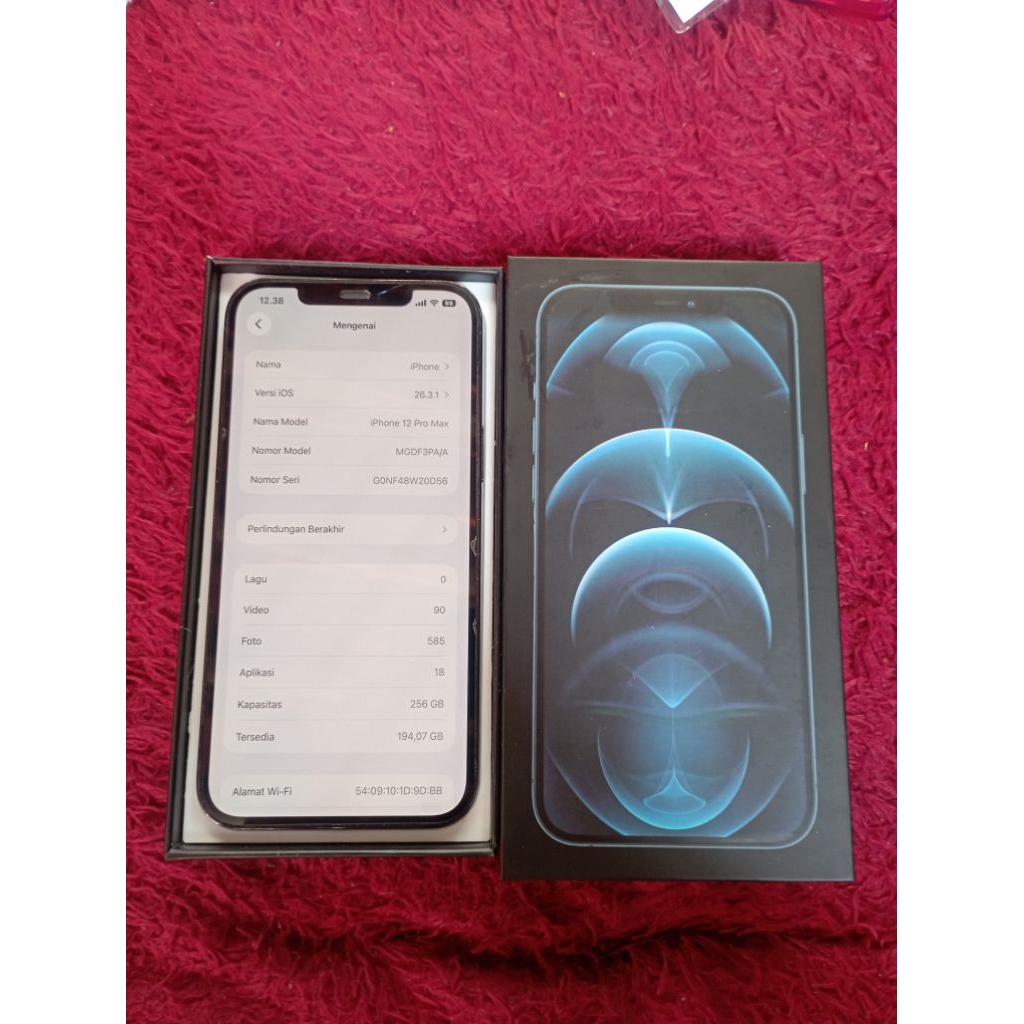 Second 12 Pro Max 256Gb ibox