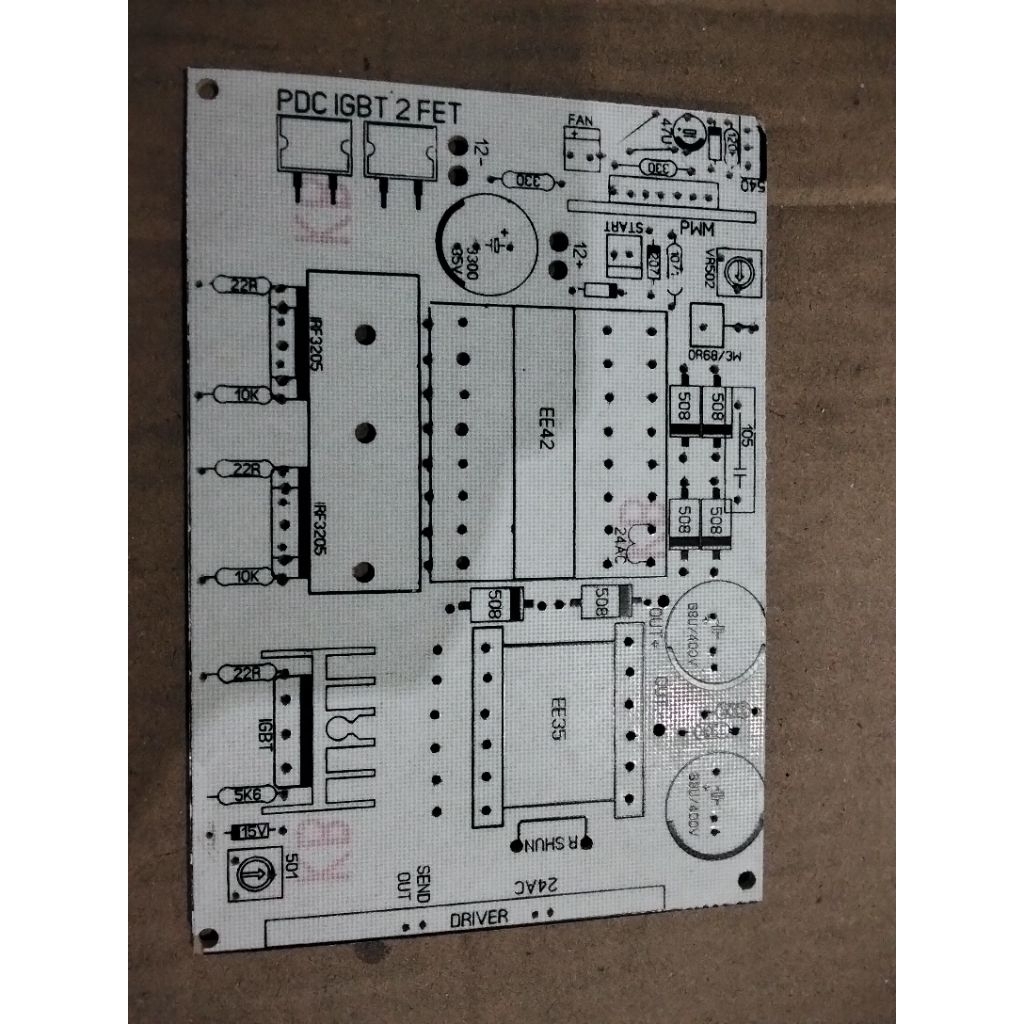 PCB PDC 2 Fet IGbt