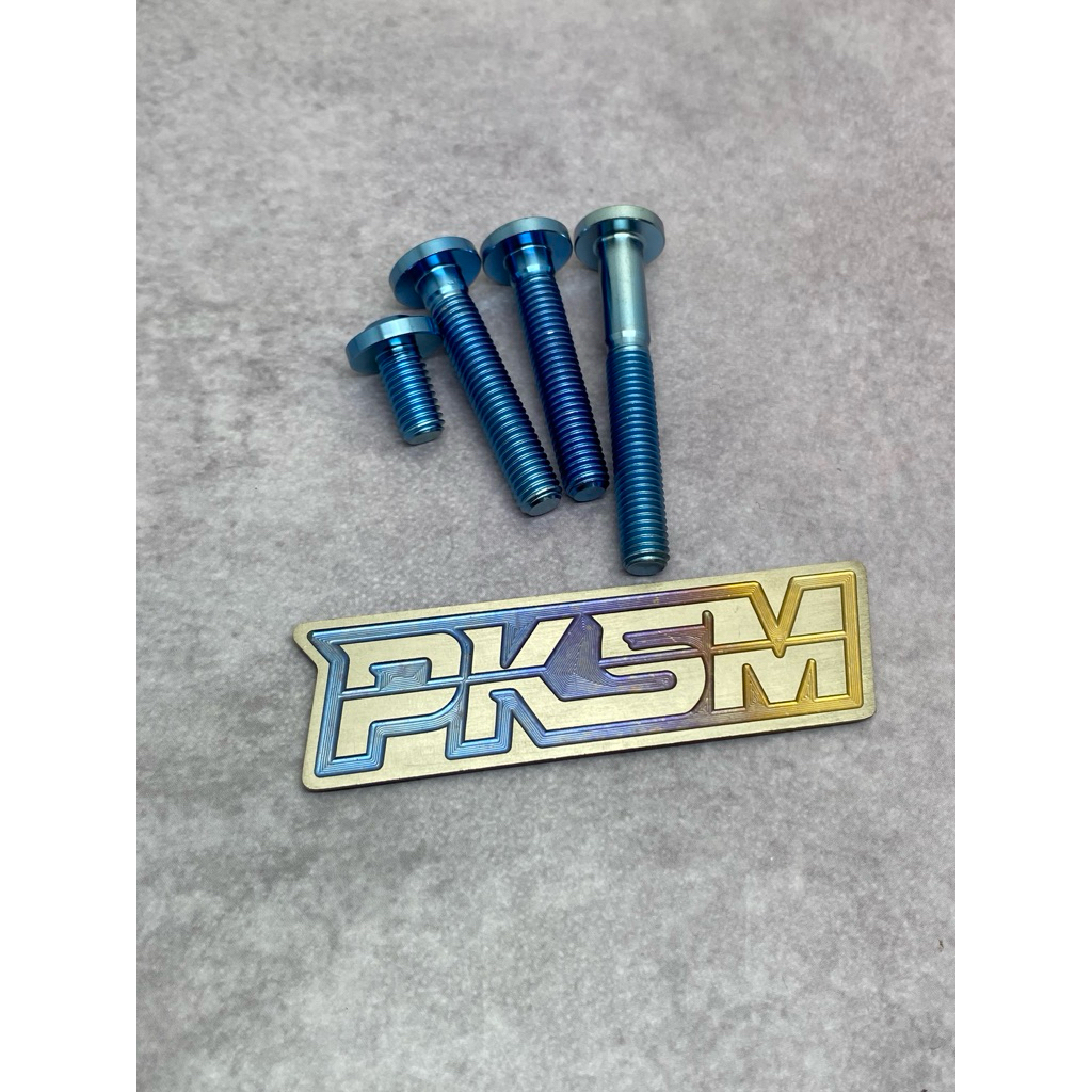 Baut Titanium Set Gardan PCX 160,Stylo,Vario 160 (4 Baut) Original Titanium