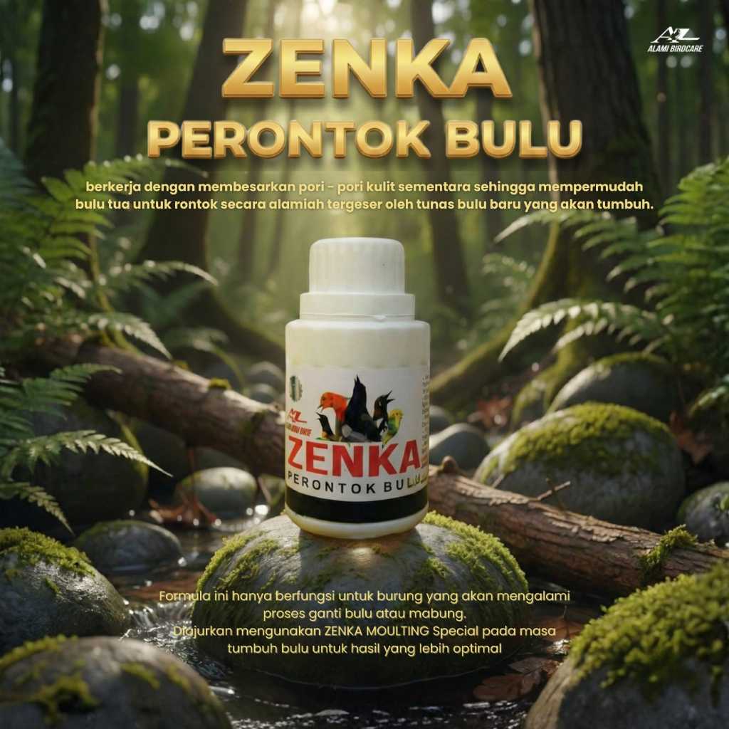 ZENKA PERONTOK BULU ALAMI BIRD CARE OBAT PERONTOK BULU SEMUA BURUNG