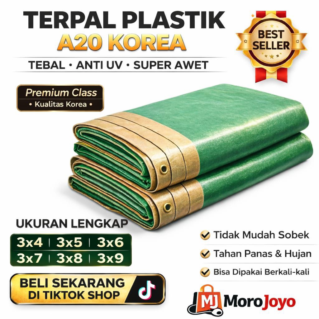 Terpal Korea A20 3x4 3x5 3x6 3x7 3x8 3x9 terpal plastik terpal truk terpal fuso terpal tenda terpal 