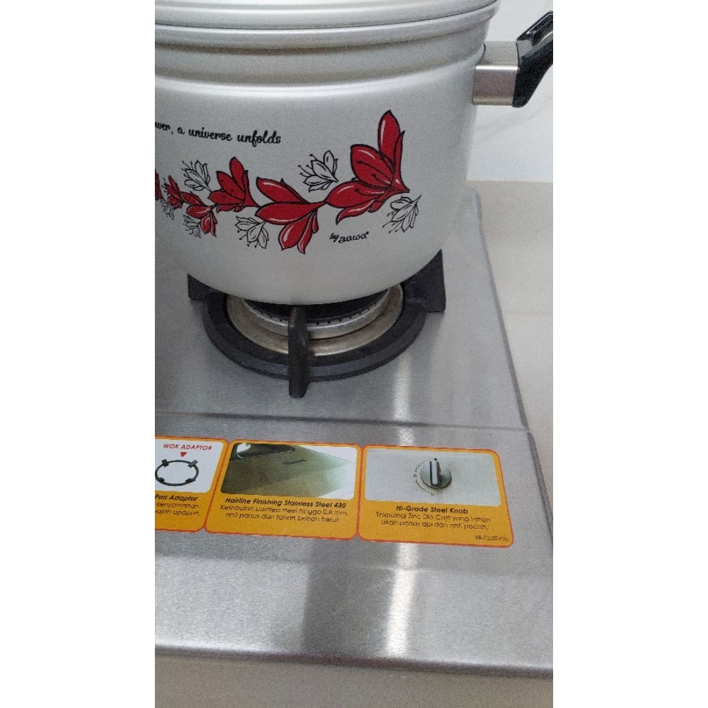 Maspion Kukusan/Langseng 33cm Dengan Tutup Kaca
