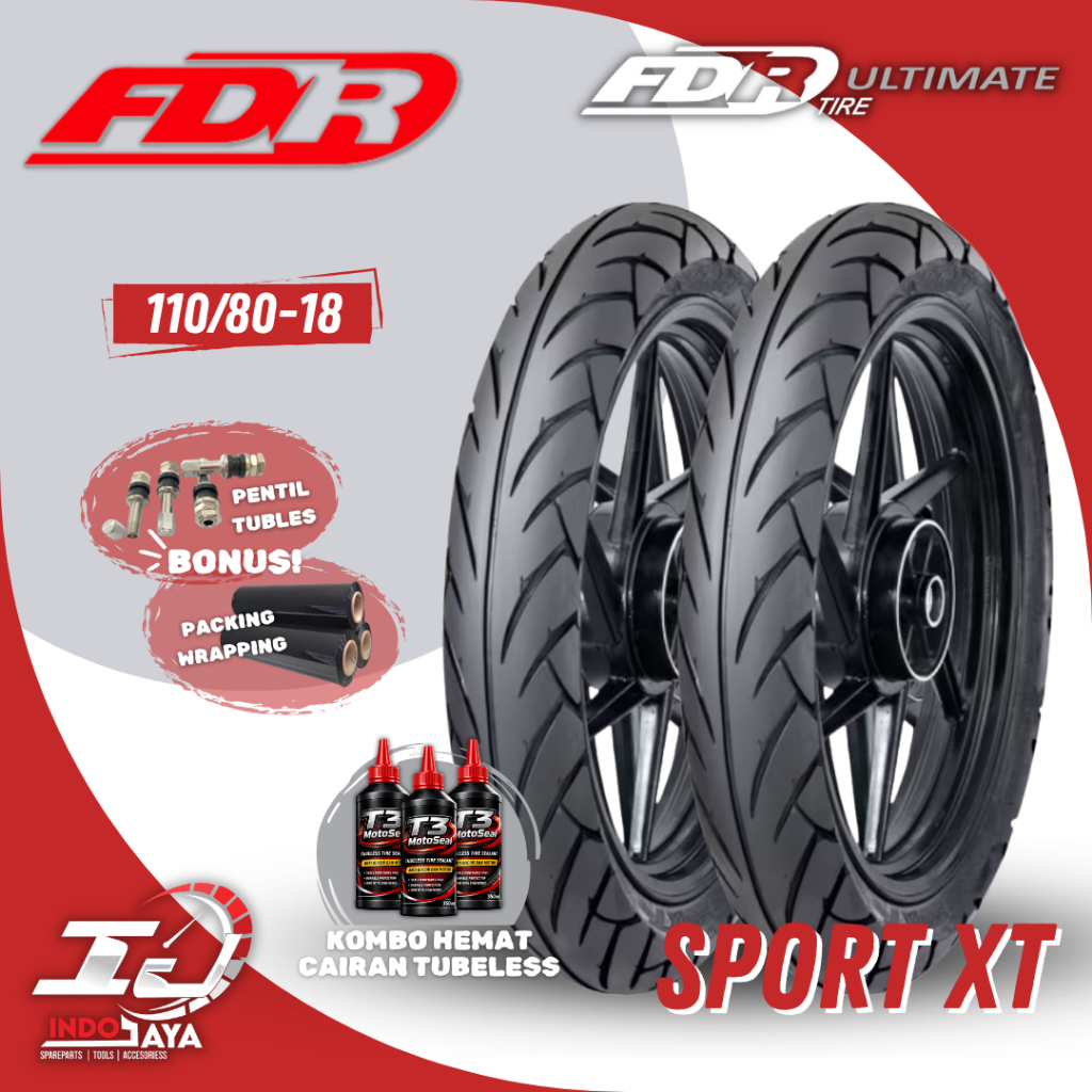[READY COD] BAN FDR SPORT XT RING 18 / BAN FDR TUBELESS SPORT XT  ( 110/80-18 ) BAN FDR TUBLES RING 
