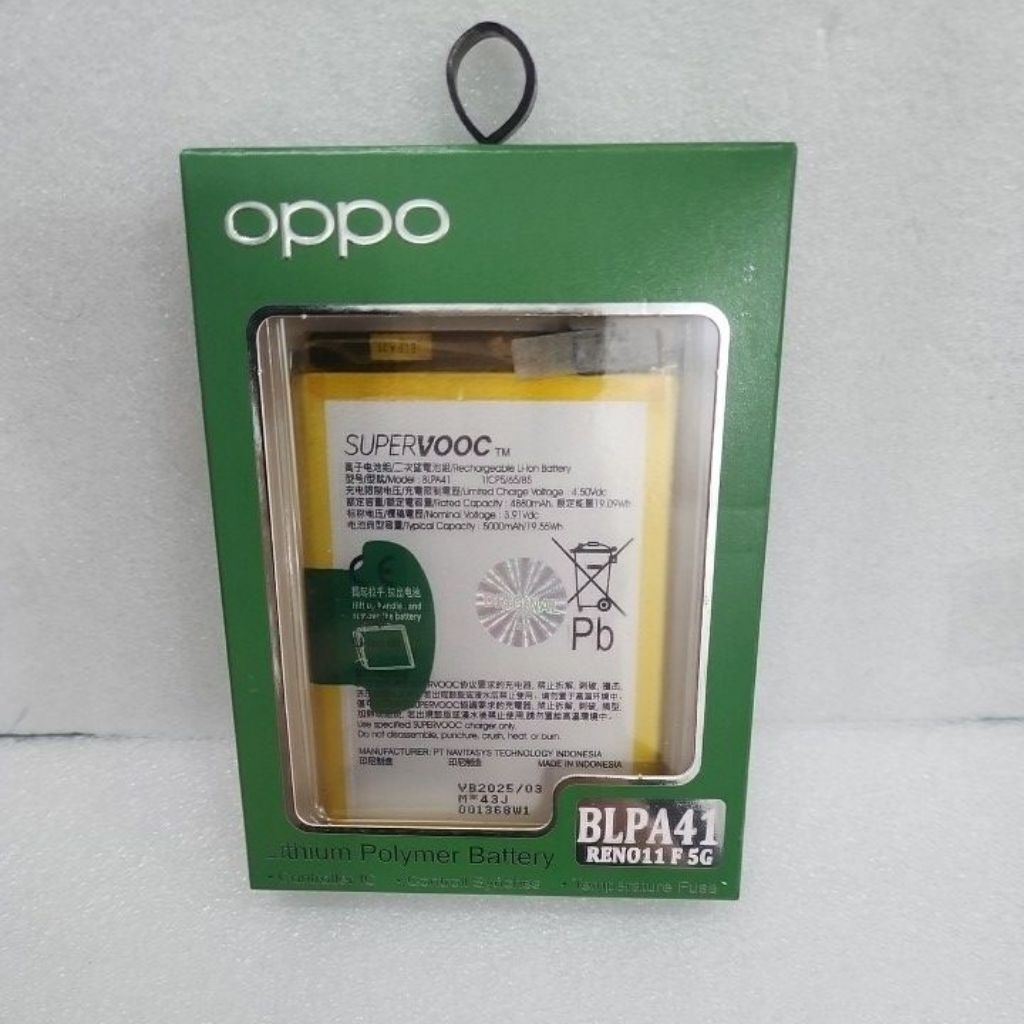 BATERAI OPPOO RENO 11F 5G BLP A41 OR
