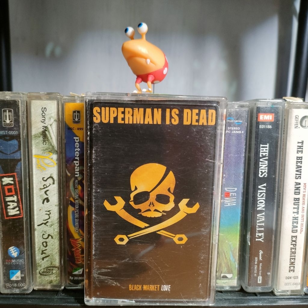 Kaset Pita SID Superman Is Dead Black Market Love Punk Rock Bukan Pahlawan baca deskripsi