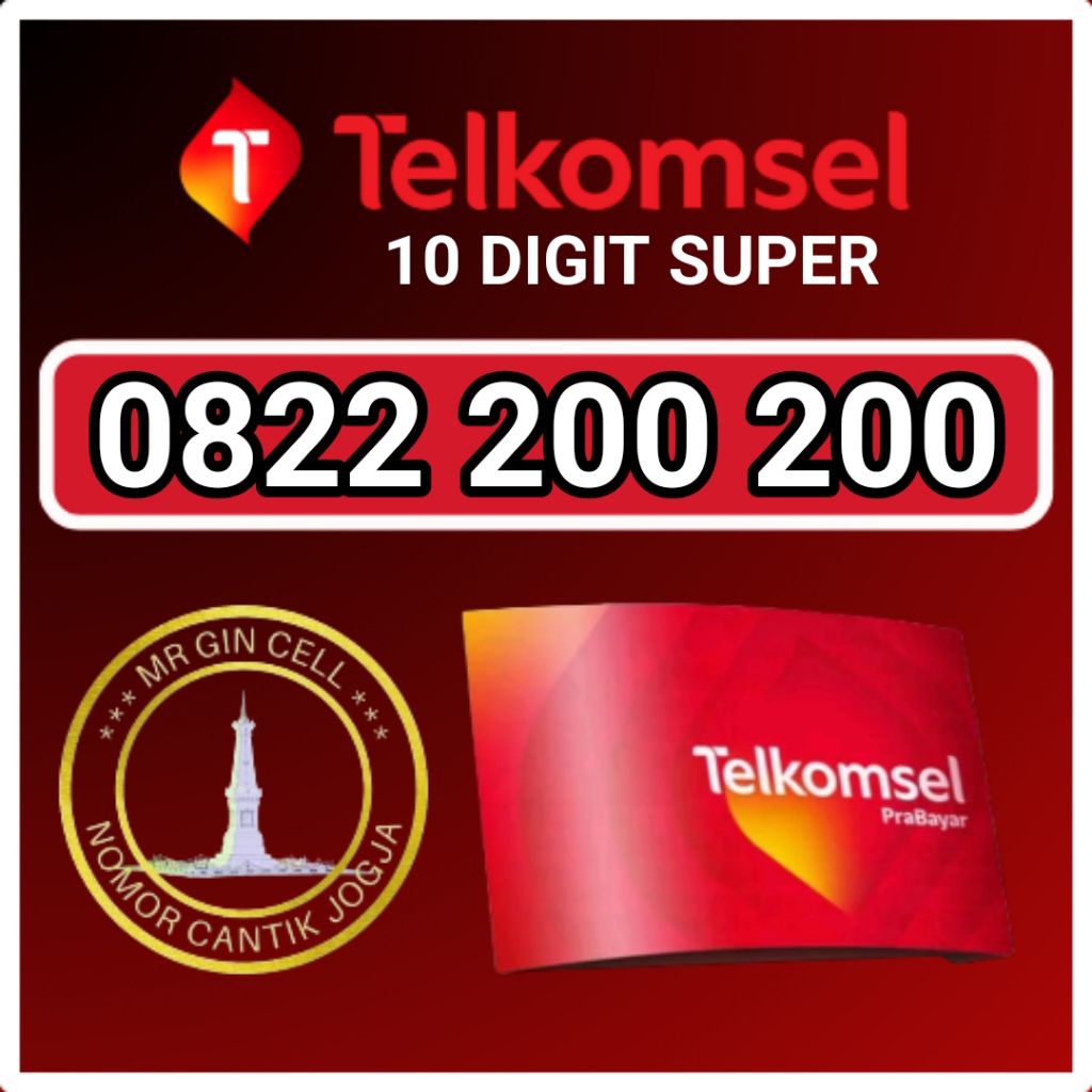 Nomor cantik telkomsel simpati 10 digit super rapi 3 varian angka dobel ratusan 200 200
