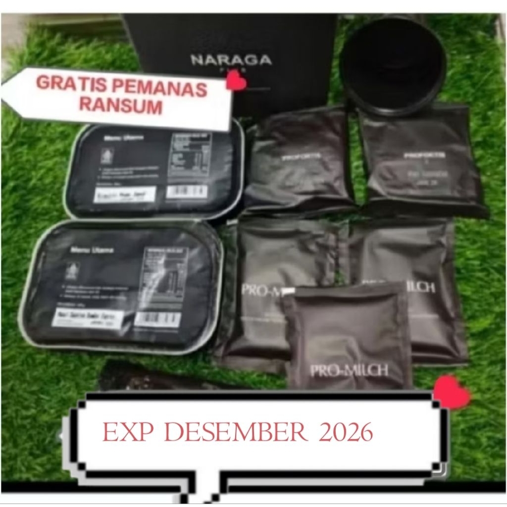 RANSUM TNI NARAGA GRATIS PEMANAS RANSUM 1 PAKET EX DESEMBER. 2026
